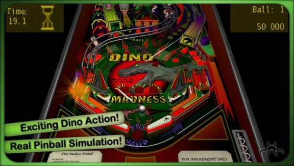 Dino Madness Pinball Lite screenshot 1