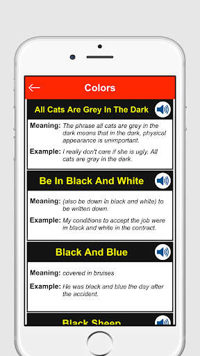 Idioms and Phrases Vocabulary screenshot 7