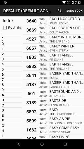 Karaoke Songbook Viewer screenshot 1