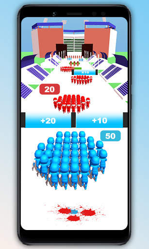 Count Crowd City Run 3D - Mob Clash Race Master screenshot 2