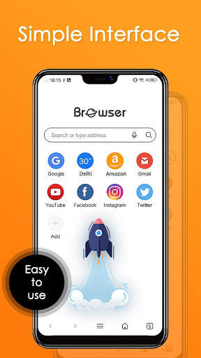 Browser King: Secure Browser, Fastest Web Browser screenshot 1