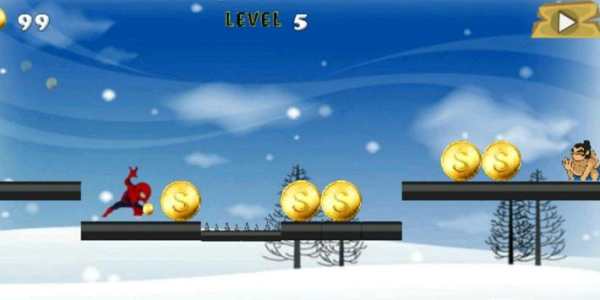 Frozen Spiderman Dash 2017 скриншот 3