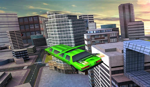 Free Limo Flying Car Simulator screenshot 3