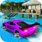 Water Surfer Car Stunt Racing logo