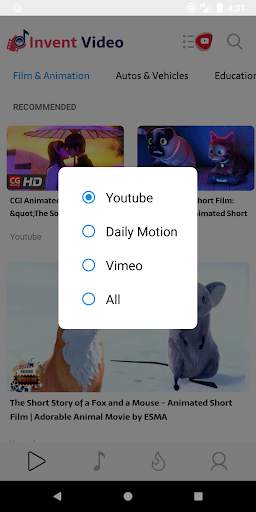InventVideo - Video Player & Meta Search App скриншот 3