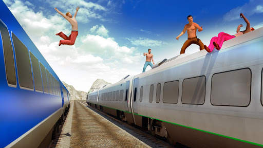 Police Train Driving: Train Fighting Games screenshot 4