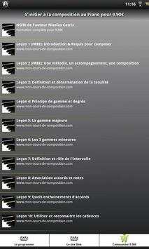 Cours de Composition Piano screenshot 1