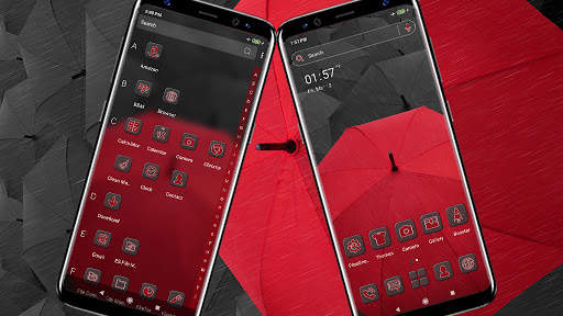 Red Umbrella Launcher Theme screenshot 3