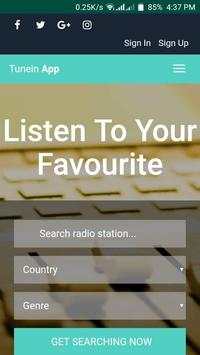 TuneInApp screenshot 1