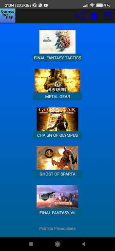 Jogos Para PPSSPP | Games PSP screenshot 4