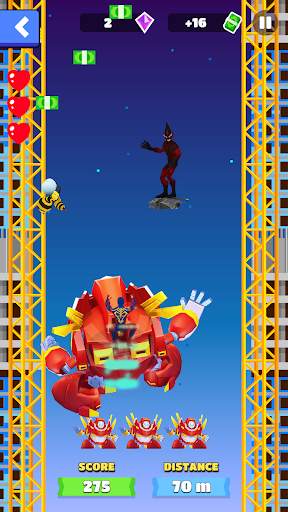 Superhero Jump: Fly Sky Run скриншот 4