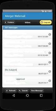 Merger Webmail screenshot 4