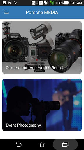Porsche Media - Camera Rental, Event Photography screenshot 3