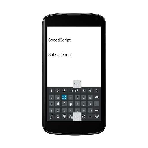 SpeedScript Tastatur free screenshot 2