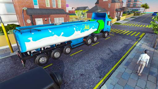 Milk Tanker -  US Truck Games screenshot 3