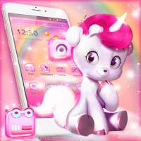 Cute Baby Unicorn Mobile Theme logo