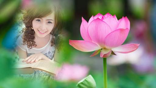 Lotus photo frames costume montage editor screenshot 1