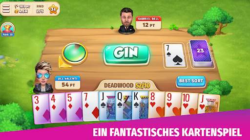 Gin Rummy - Online Rommé screenshot 1