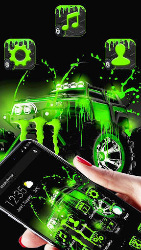 APUS Launcher Monster Truck Theme screenshot 5