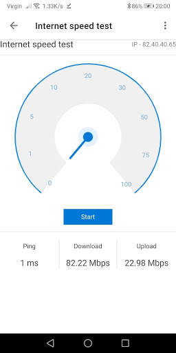 Internet speed test wifi speed test screenshot 1