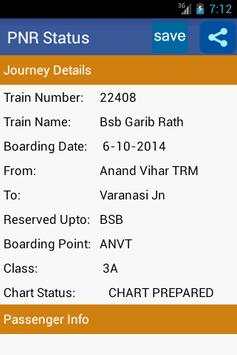 PNR Status App Indian Railway screenshot 3