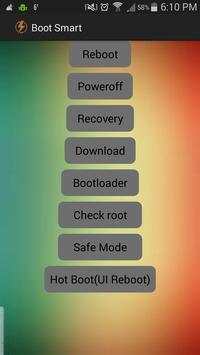 Boot Smart(root required) screenshot 1