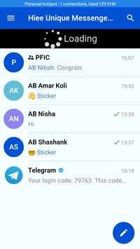 Hiee Unique Messenger App screenshot 1