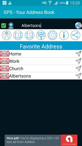 Map Smart Address Book screenshot 1