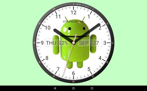 Logo Analog Clock Live Wallpaper-7 screenshot 10