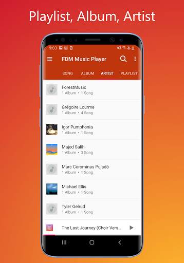Free Music Audio Player - Mp3 Player screenshot 2