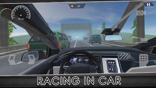 Racing in Car - Car Simulator screenshot 1