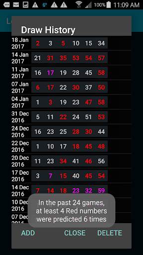 Lottery-Analyst Free screenshot 3