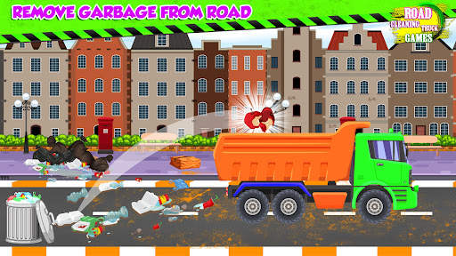 Road Cleaning Truck Games screenshot 5