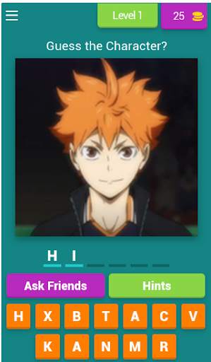 Haikyuu Quiz Game скриншот 1