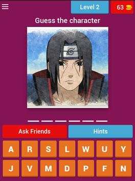Guess the cartoon characters naruto screenshot 15