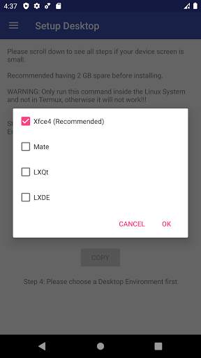AnLinux : Run Linux On Android screenshot 7