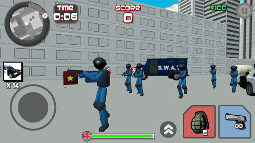 Stickman City Shooting 3D screenshot 5