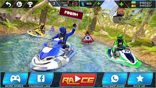 Water Jet Ski Boat Racing 3D screenshot 11