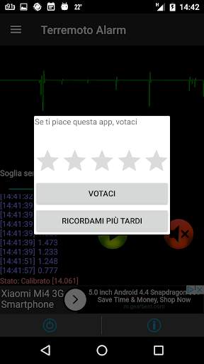 Terremoto Alarm Adv скриншот 4