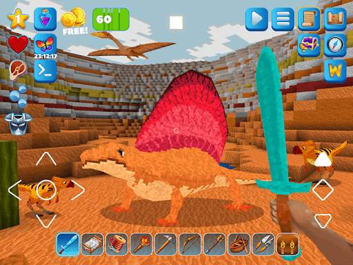 RaptorCraft 3D: Survival Craft ► Dangerous Worlds screenshot 18