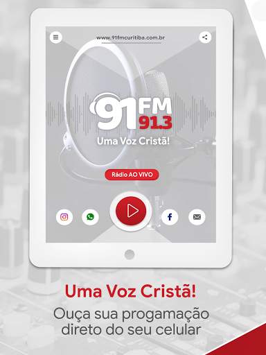 91 FM Curitiba - 91fmcuritiba.com.br screenshot 6