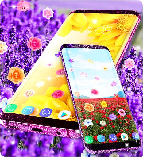 Summer flowers live wallpaper screenshot 5