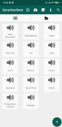 Sprachnachrichten für Whatsapp screenshot 1