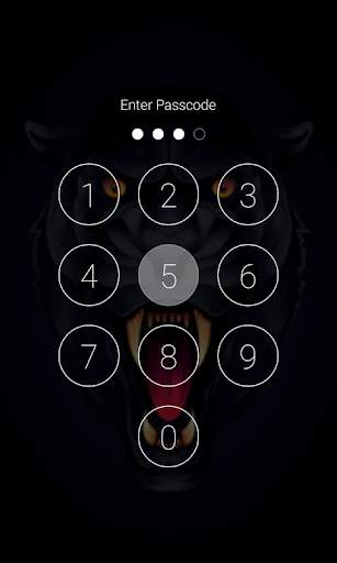 Jaguar Lock Screen Jaguar Passcode Keypad screenshot 2