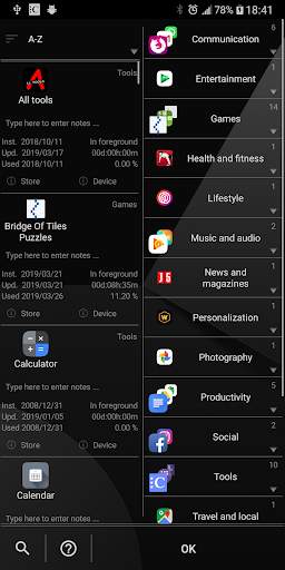 Categories - App Organizer screenshot 5