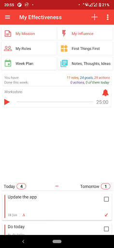 My Effectiveness Habits screenshot 1