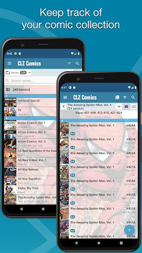 CLZ Comics - comic database screenshot 1
