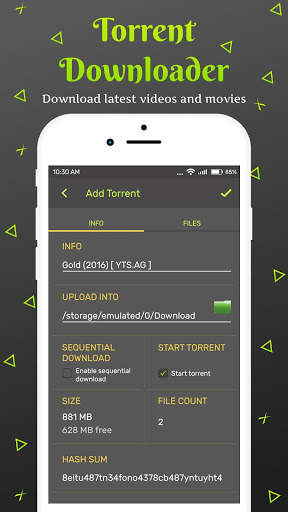 Torrent Search Engine & Downloader screenshot 1
