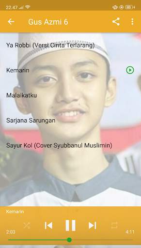 Lagu Sholawat Gus Azmi MP3 Offline Lengkap screenshot 8