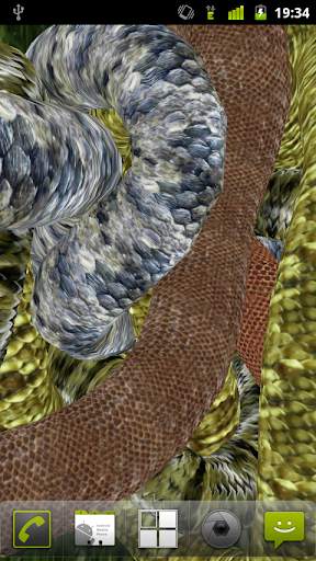 SnakePit3d live wallpaper free screenshot 1